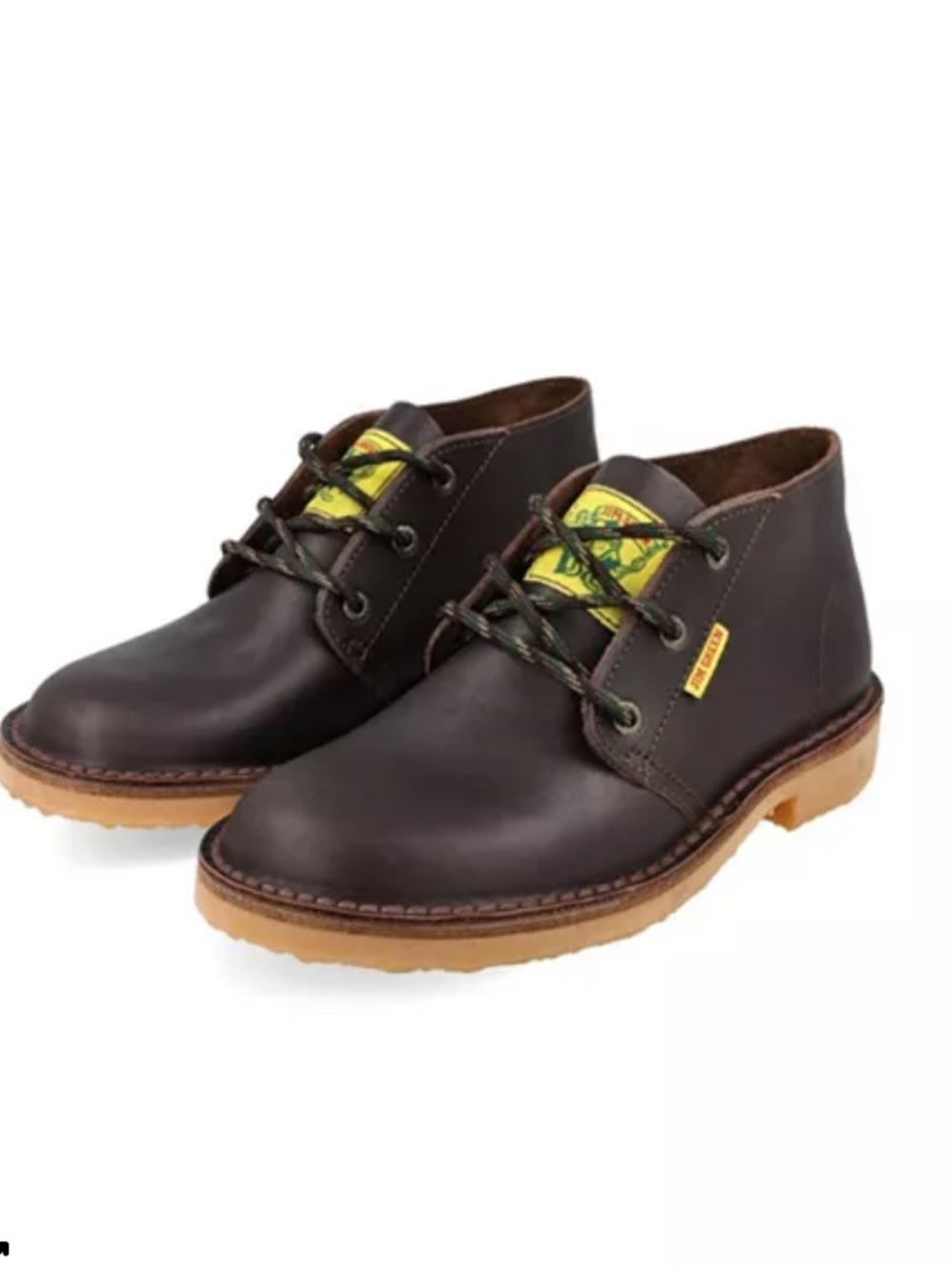 Jim Green Vellie Men's Casual Work Boot Lace-Up Chukka Boots Brown Sz 11.5